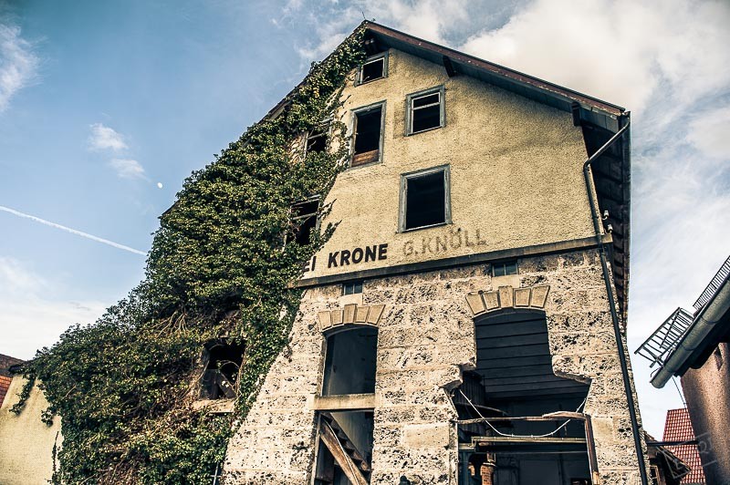 Abriss Gasthausbrauerei Krone