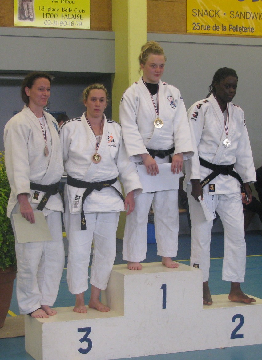 Anne-Laure LECANU -78 kg 3ème qualifiée pour la Coupe de France