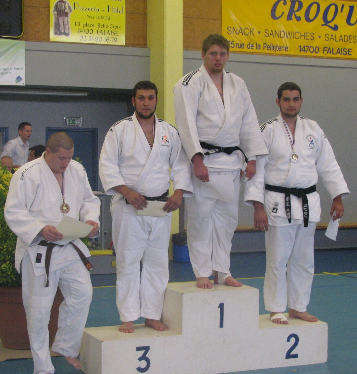 Loïc BROUSSOT +100 kg 3ème et qualifié Coupe de France 