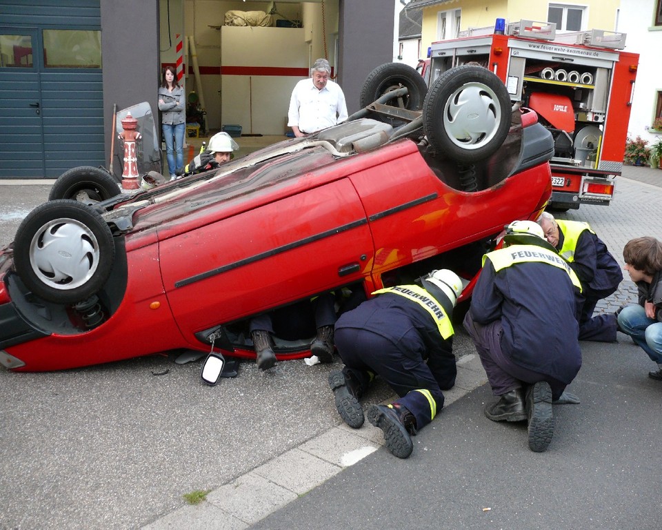 aus dem Fahrzeug bergen