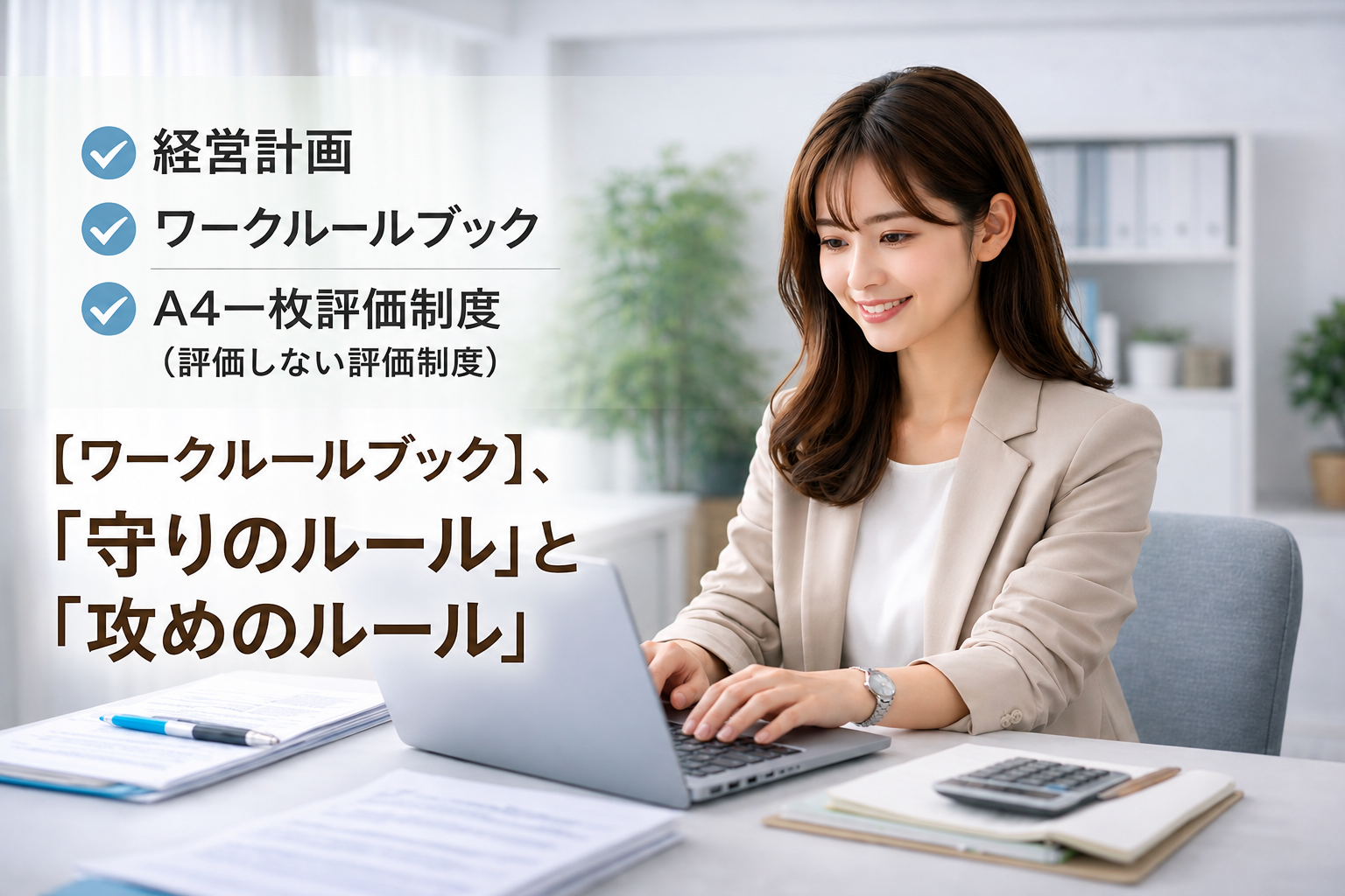 「ワークルールブック」の「守りのルール」と「攻めのルール」とは？