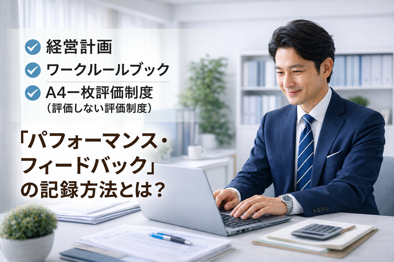 「パフォーマンス・フィードバック」の記録方法とは？