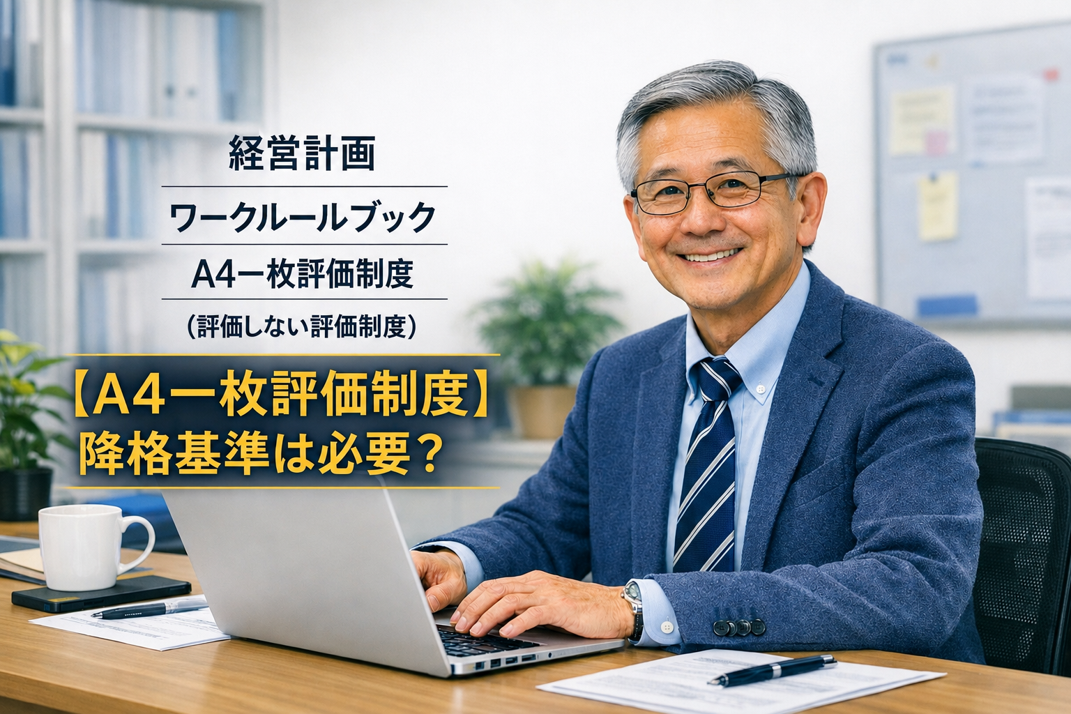 【A4一枚評価制度】降格基準は必要？