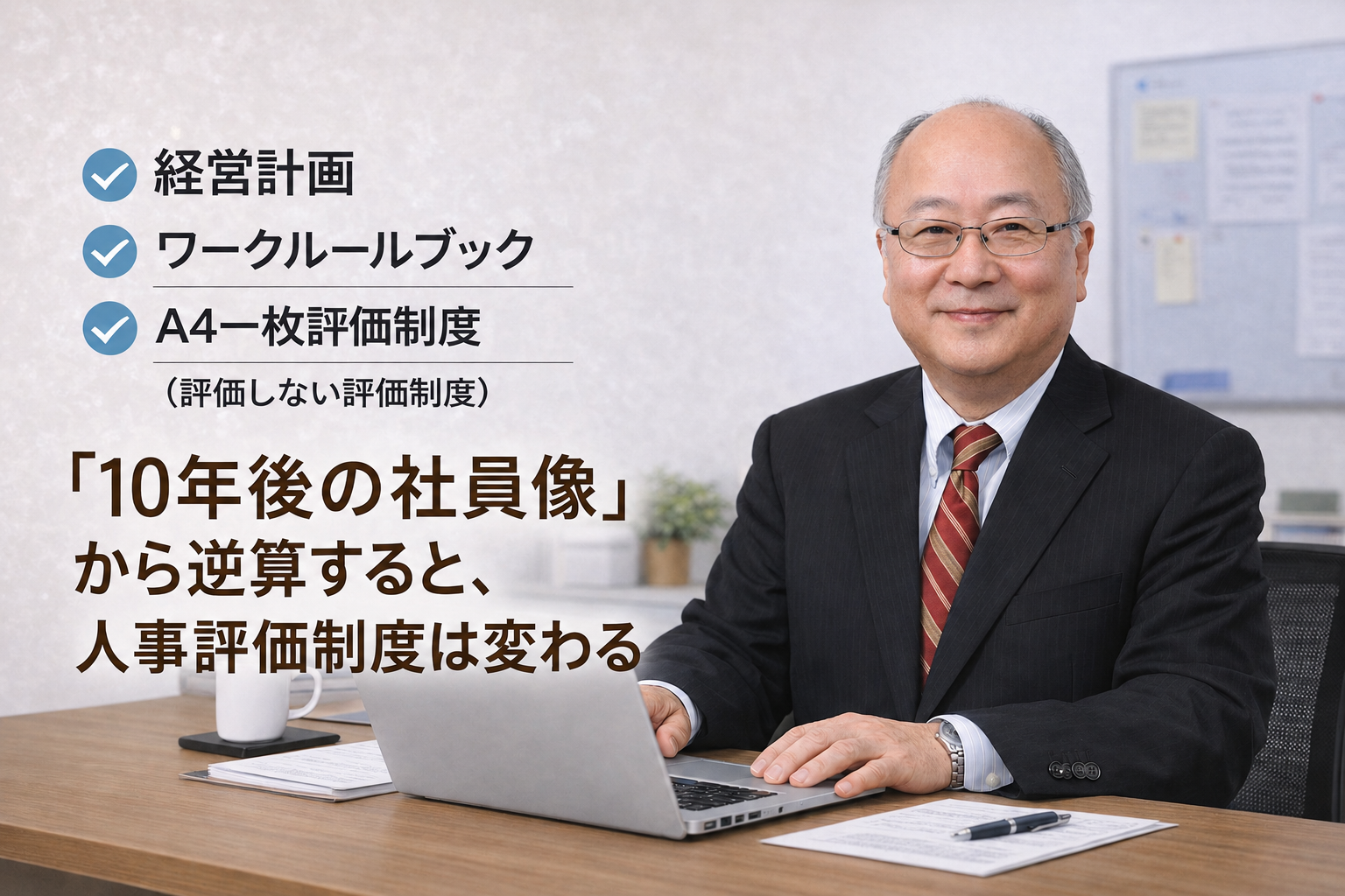 「10年後の社員像」から逆算すると、人事評価制度は変わる