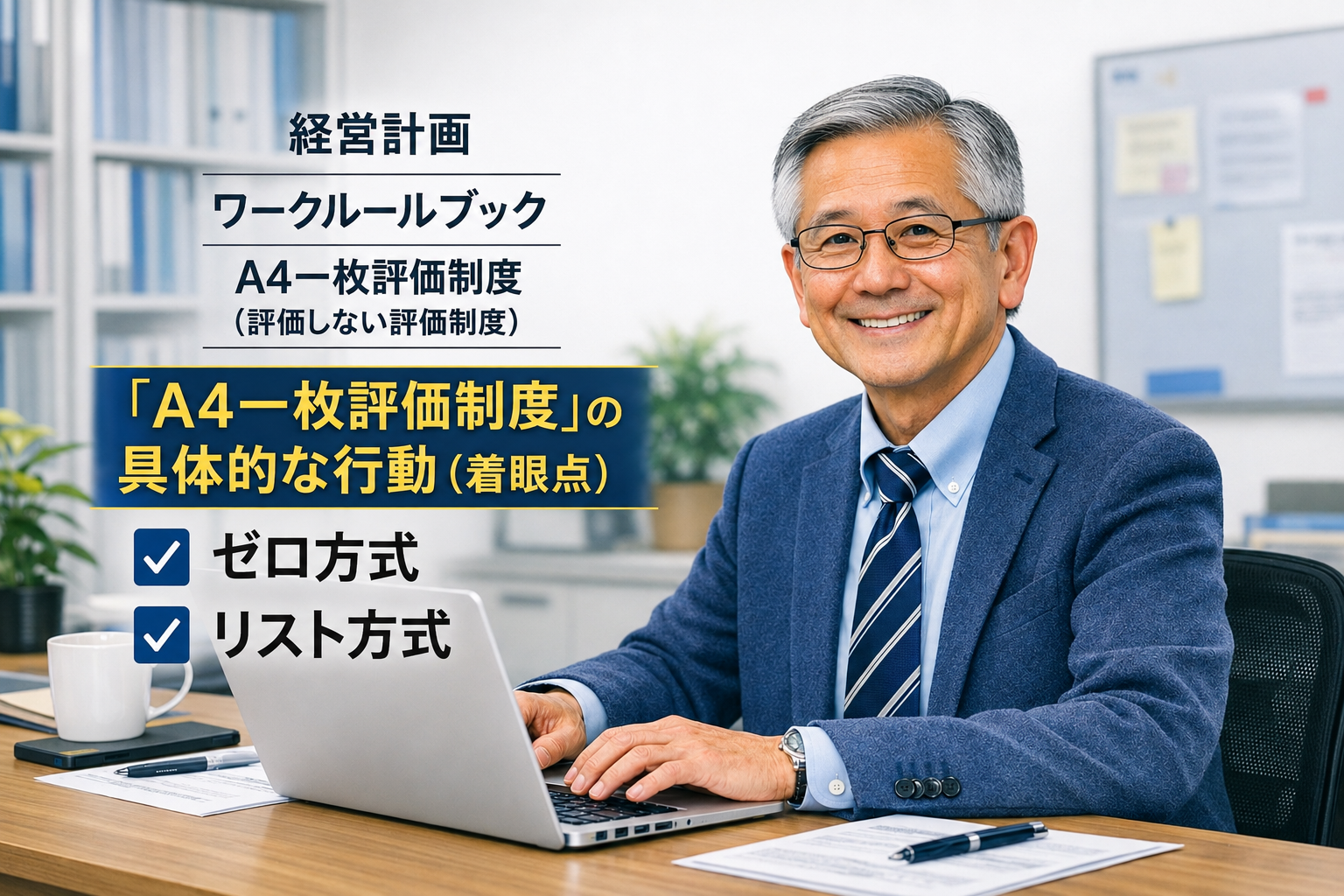 Ａ４一枚評価制度、具体的な行動（着眼点）