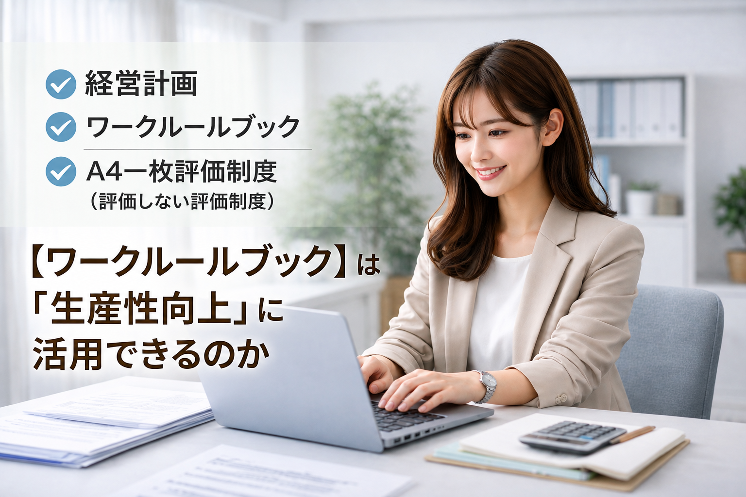 【ワークルールブック】は「生産性向上」に活用できるのか