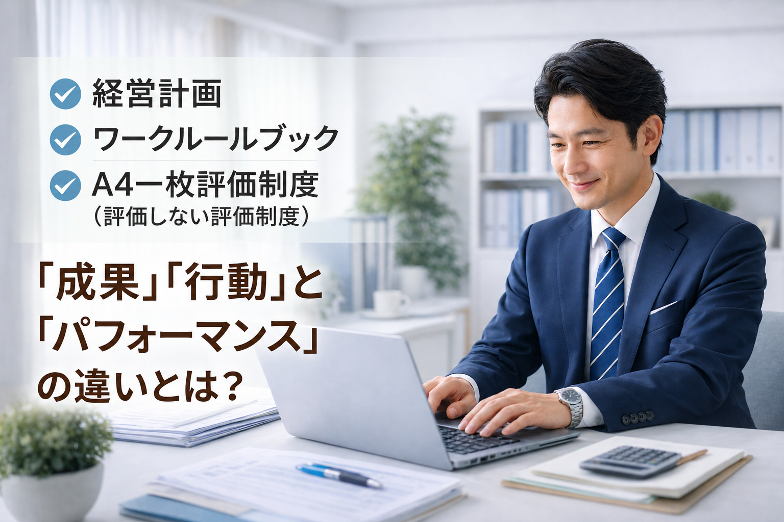 「成果」「行動」と「パフォーマンス」の違いとは？