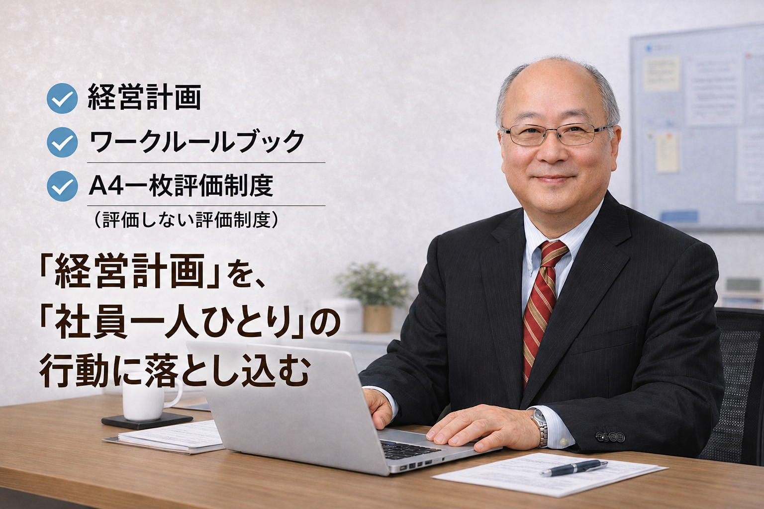 経営計画は社員一人ひとりの行動に落とし込んで初めて実現する
