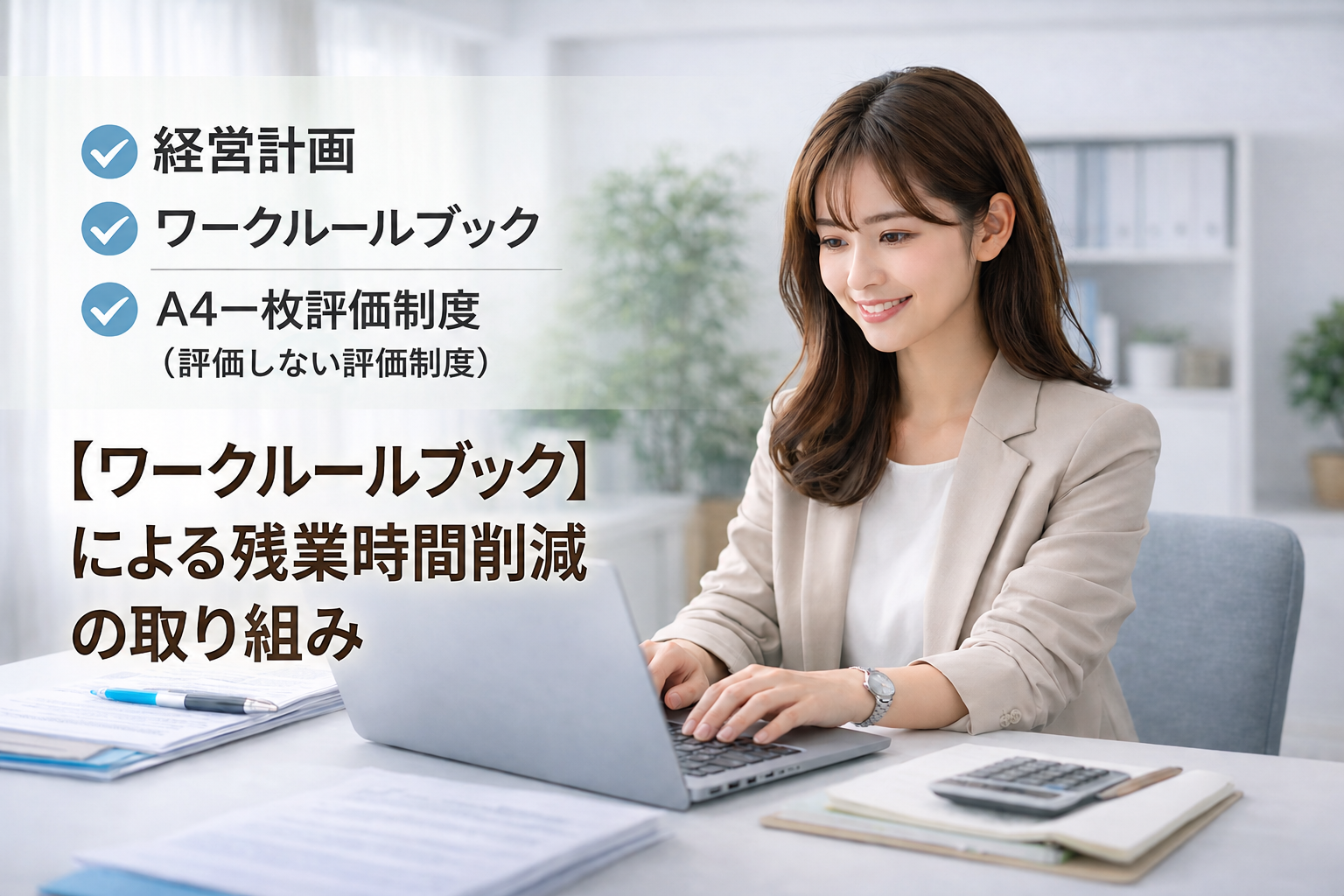 【ワークルールブック】による残業時間削減の取り組み