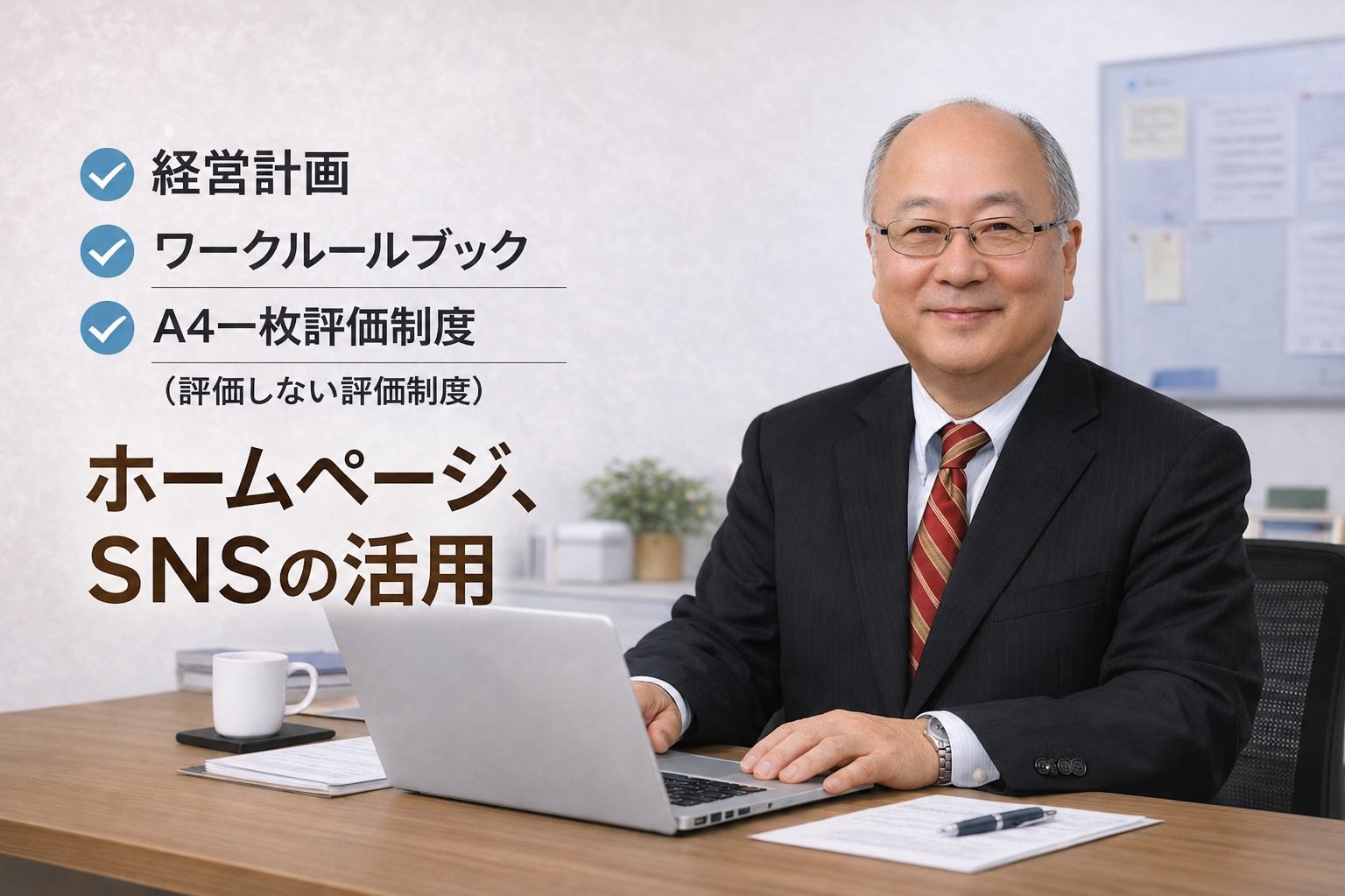 ホームページ、SNSの活用