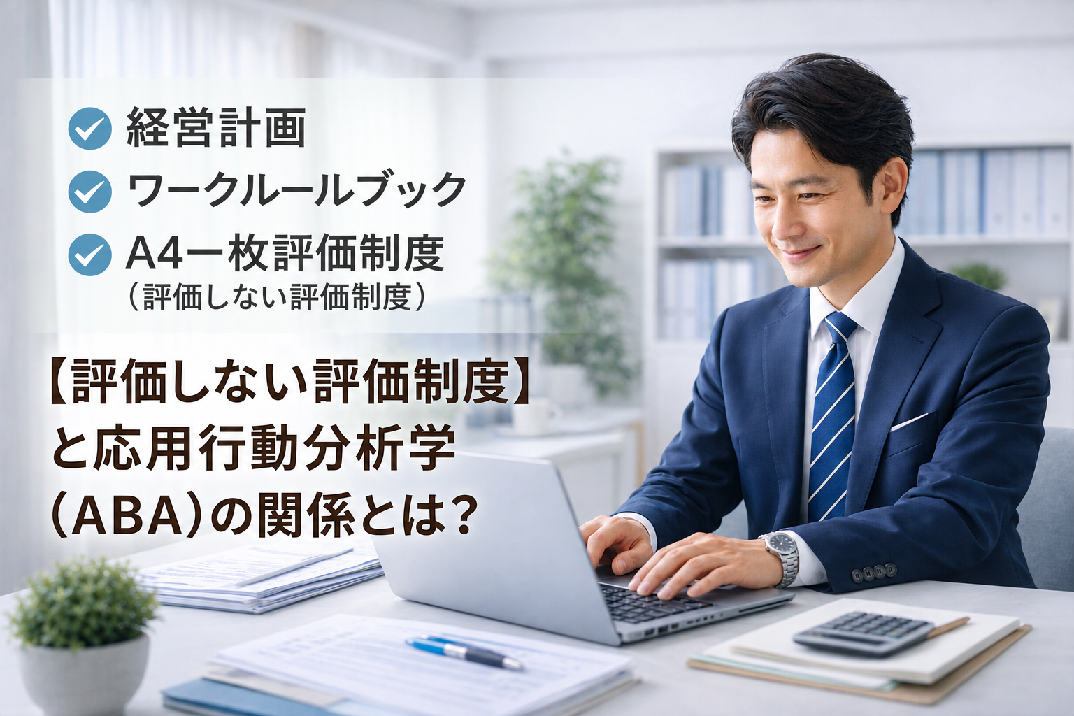 【評価しない評価制度】と応用行動分析学（ABA）の関係とは？