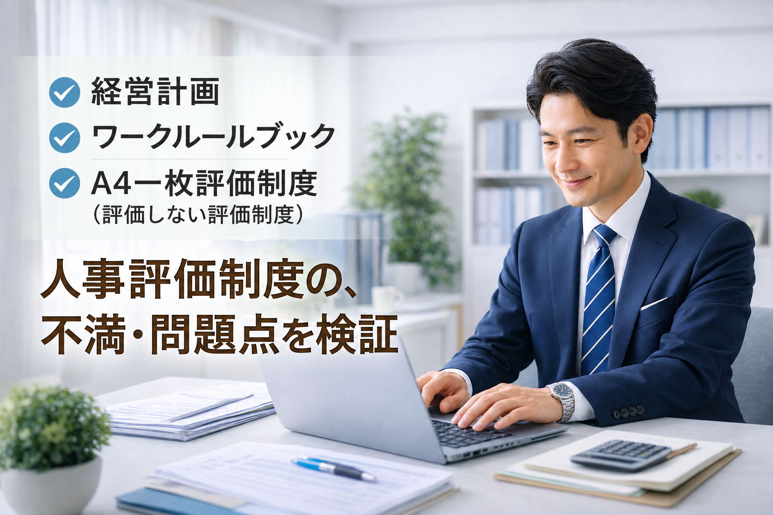 人事評価制度に対する不満・問題点を検証する