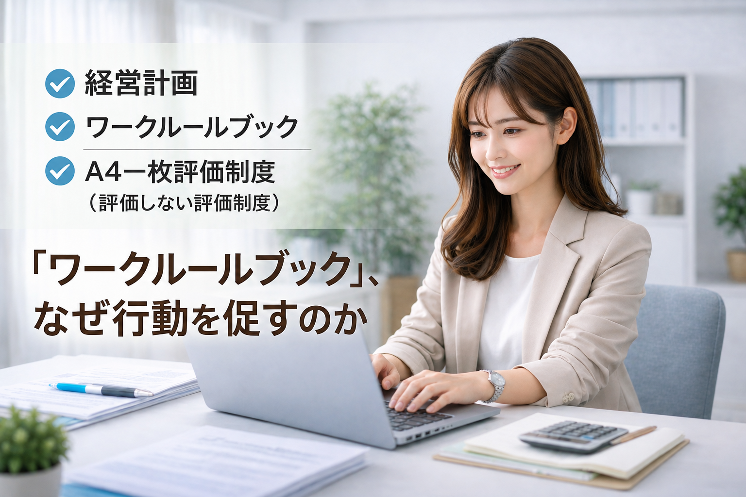 「ワークルールブック」が、なぜ行動を促すのか、教えてください