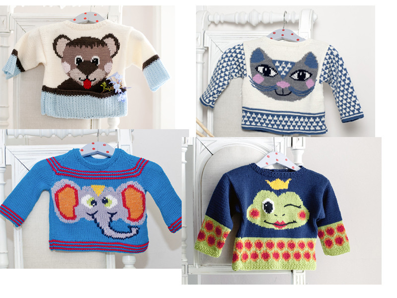 Handgemachte Stricken Hellblau Baby Pullover Strickjacke Mit Etsy
