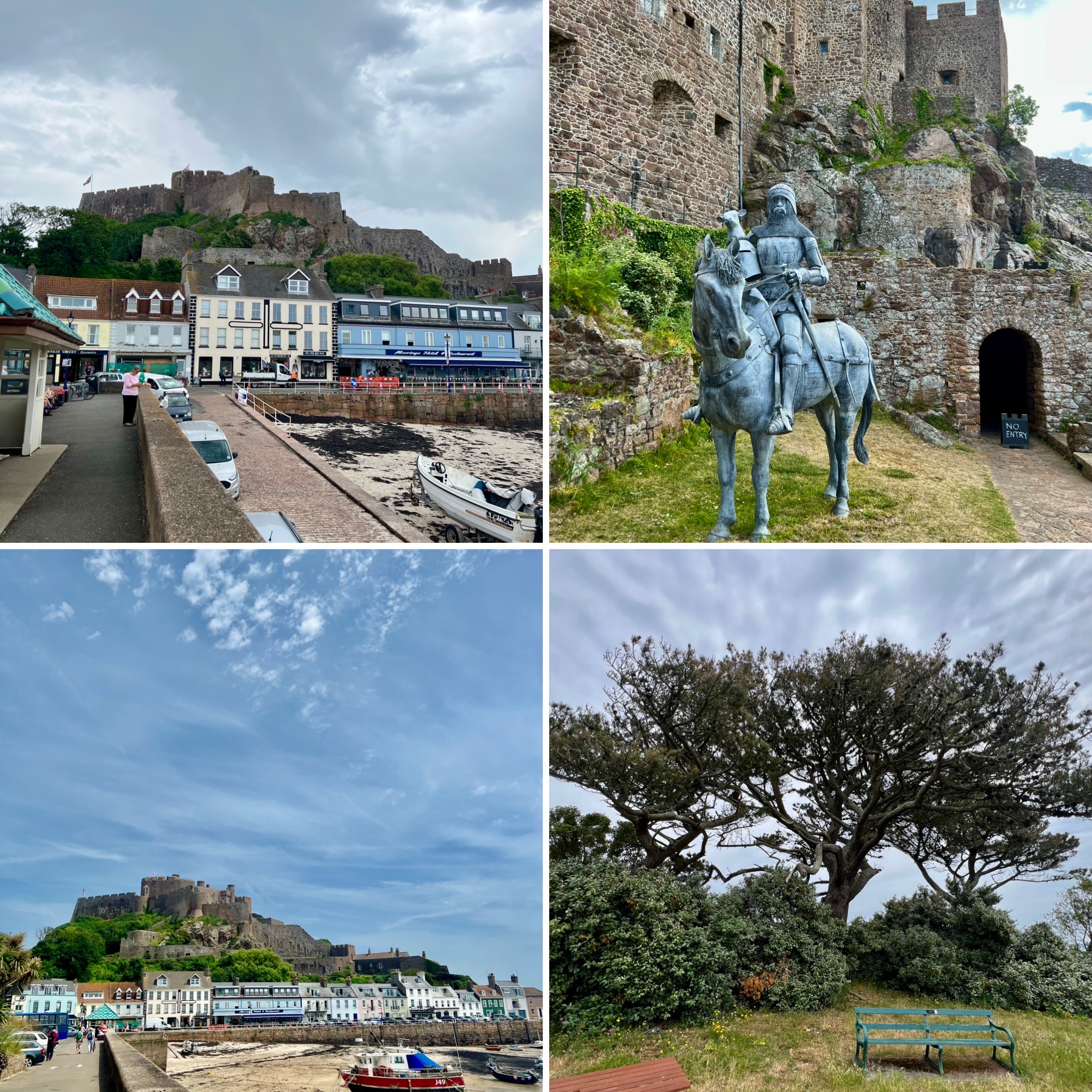 Mont Orgueil Castle in Goray