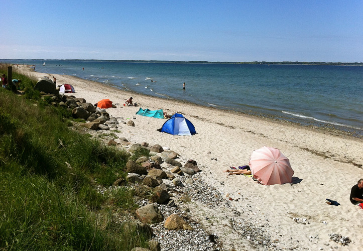 Strand nach Westen