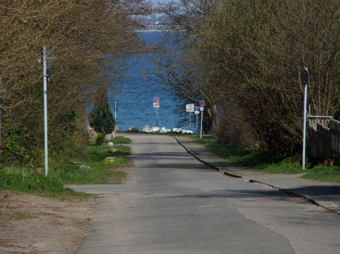 Weg zum Strand