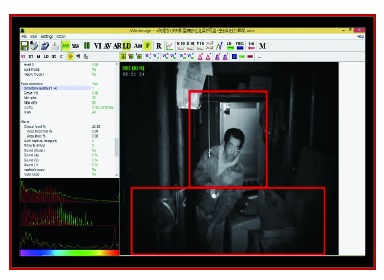 不法進入直後の犯人映像の解析結果