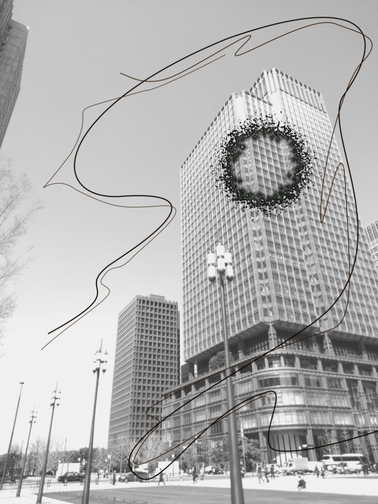 airprocess in the city of tokyo #1,digital