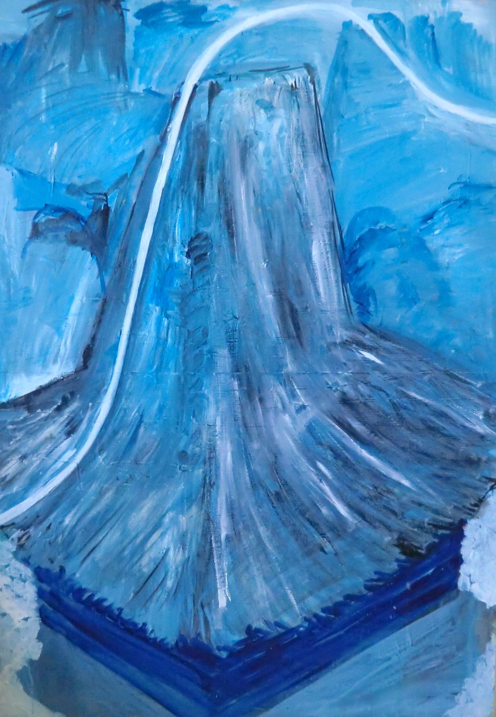 airprocess  on the house ,  acrylic on panel