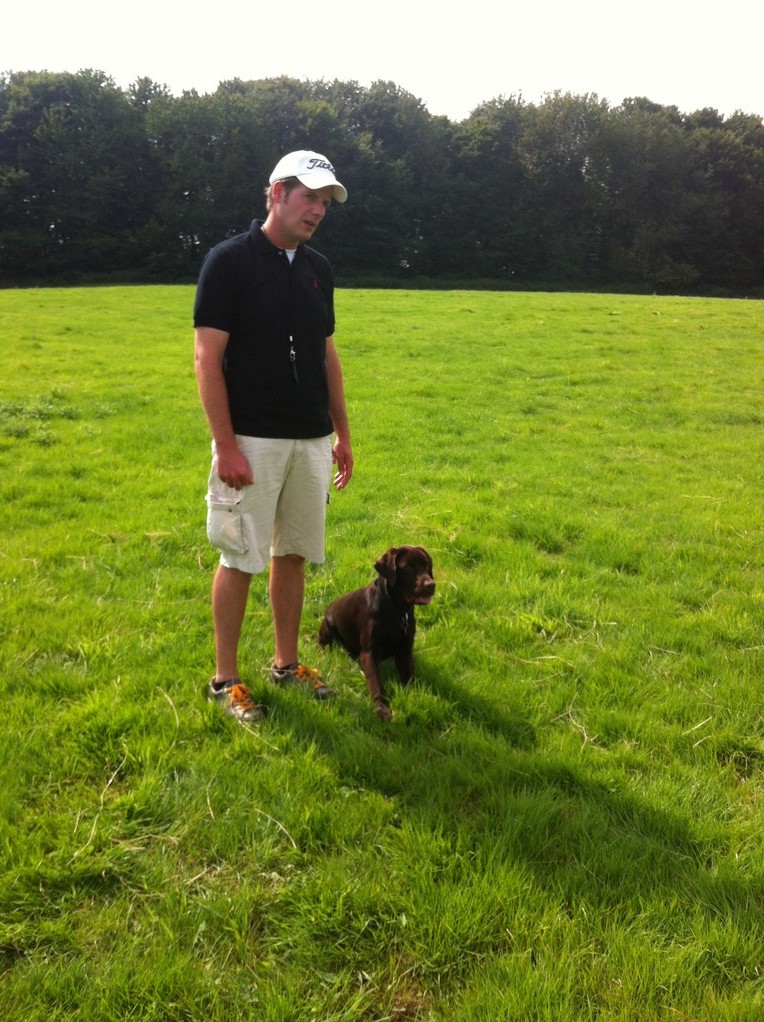 Jan und Balu in der Hundeschule