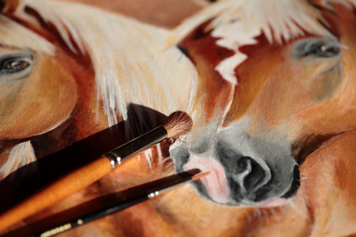 Horse Paintings Hufspuren