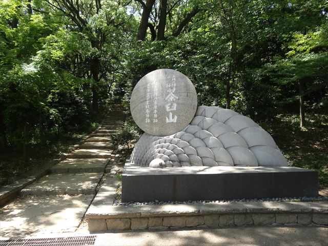 大坂の陣 史跡 茶臼山の碑