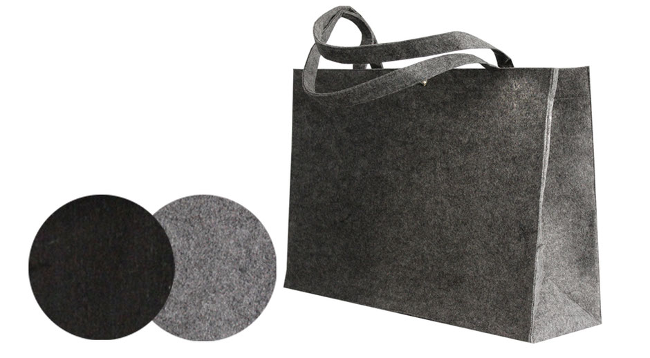Filz-Taschen stabil und Wiederverwendbar Tragetaschen bedrucken