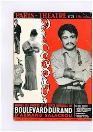 Affiche de la pièce de Salacrou jouée à Paris
