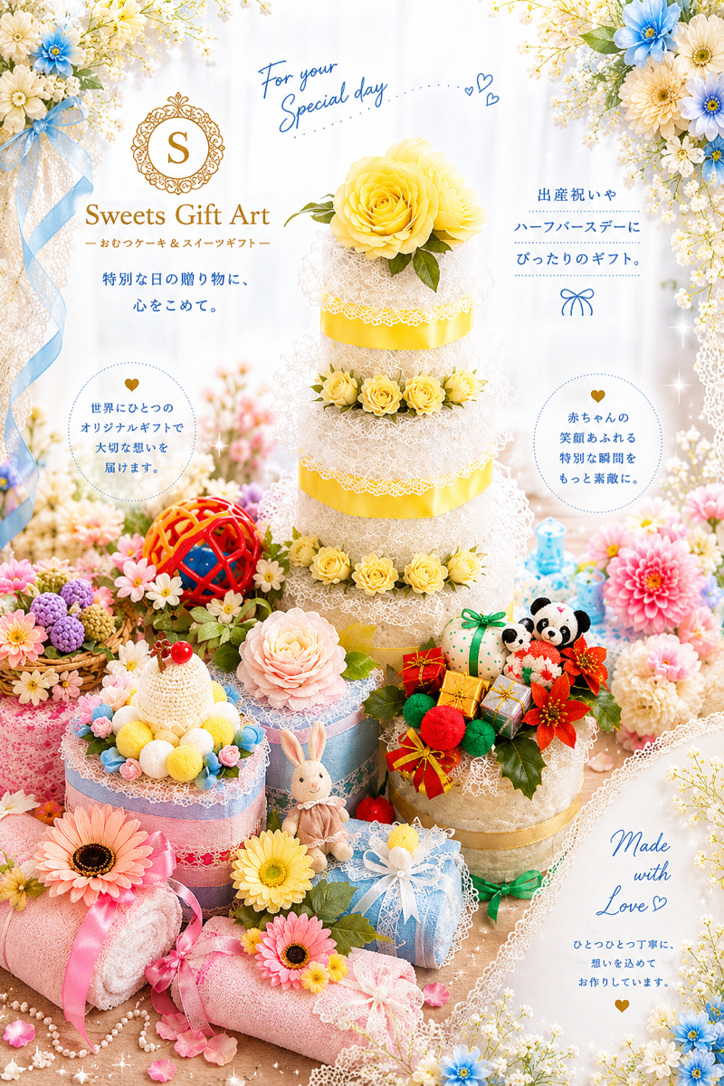 おむつケーキ