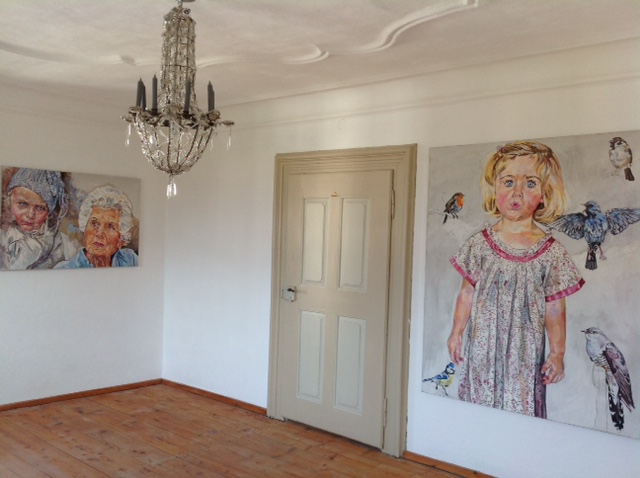 Helga Druml, Porträts, Öl auf Leinwand ©bei der Künstlerin und Galerie Walker