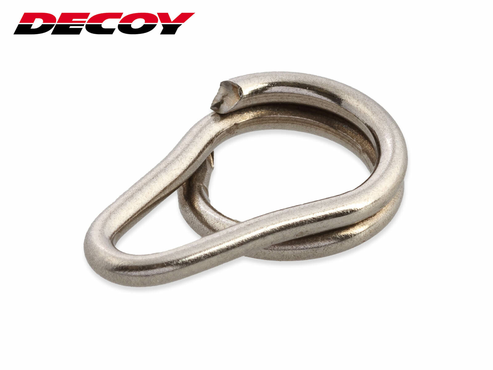 50 Pezzi Pesca Pieno Inossidabile Scatto Split Rings Esche Connettore