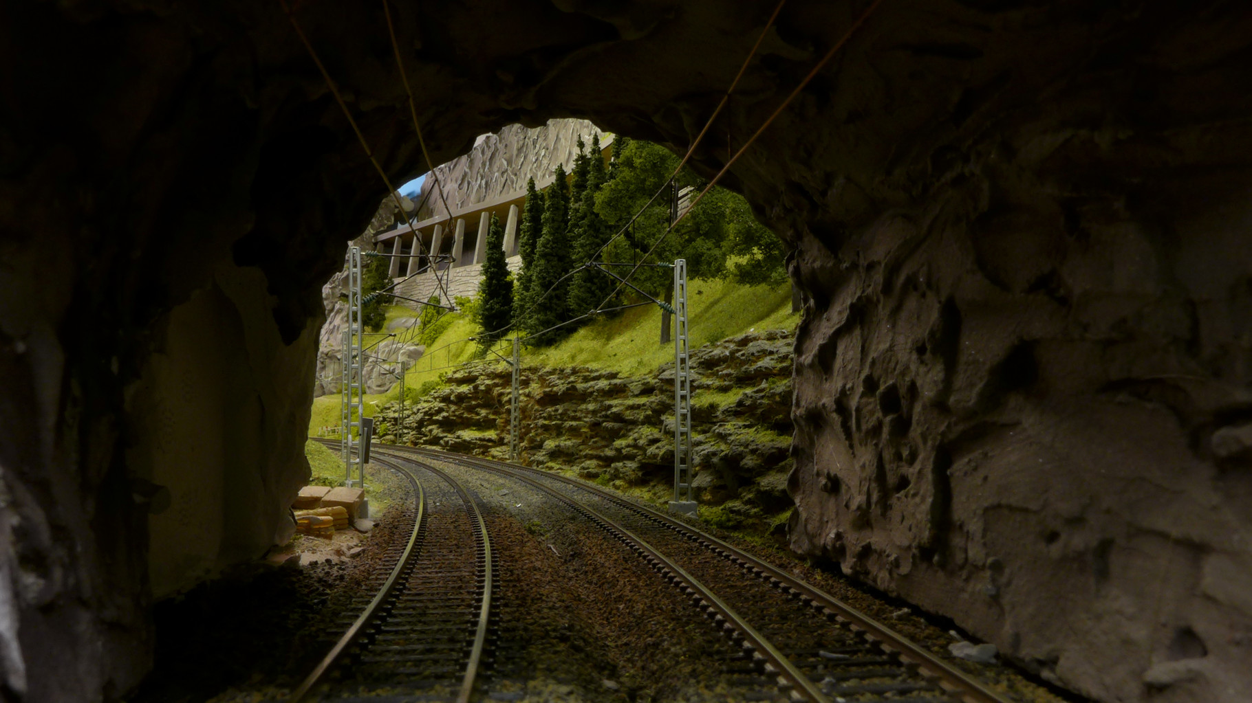 Kurztunnel an der Hauptstrecke: Westheim - Lengmoos