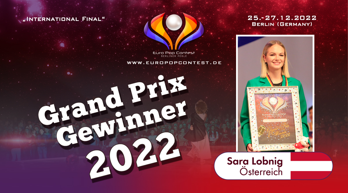 EPC 2022: Grand - Prix geht an die 16-jährige Sara Lobnig aus Österreich