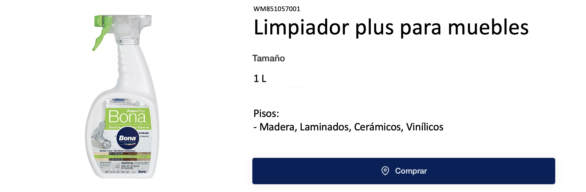 Bona Power Plus Antibacterial Acabados