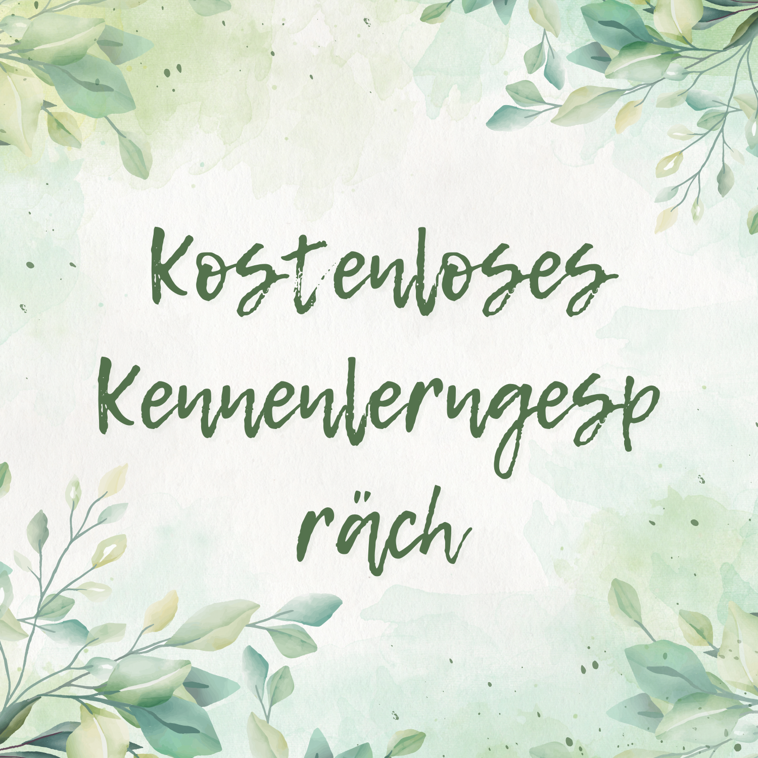 Kostenloses Kennenlerngespräch