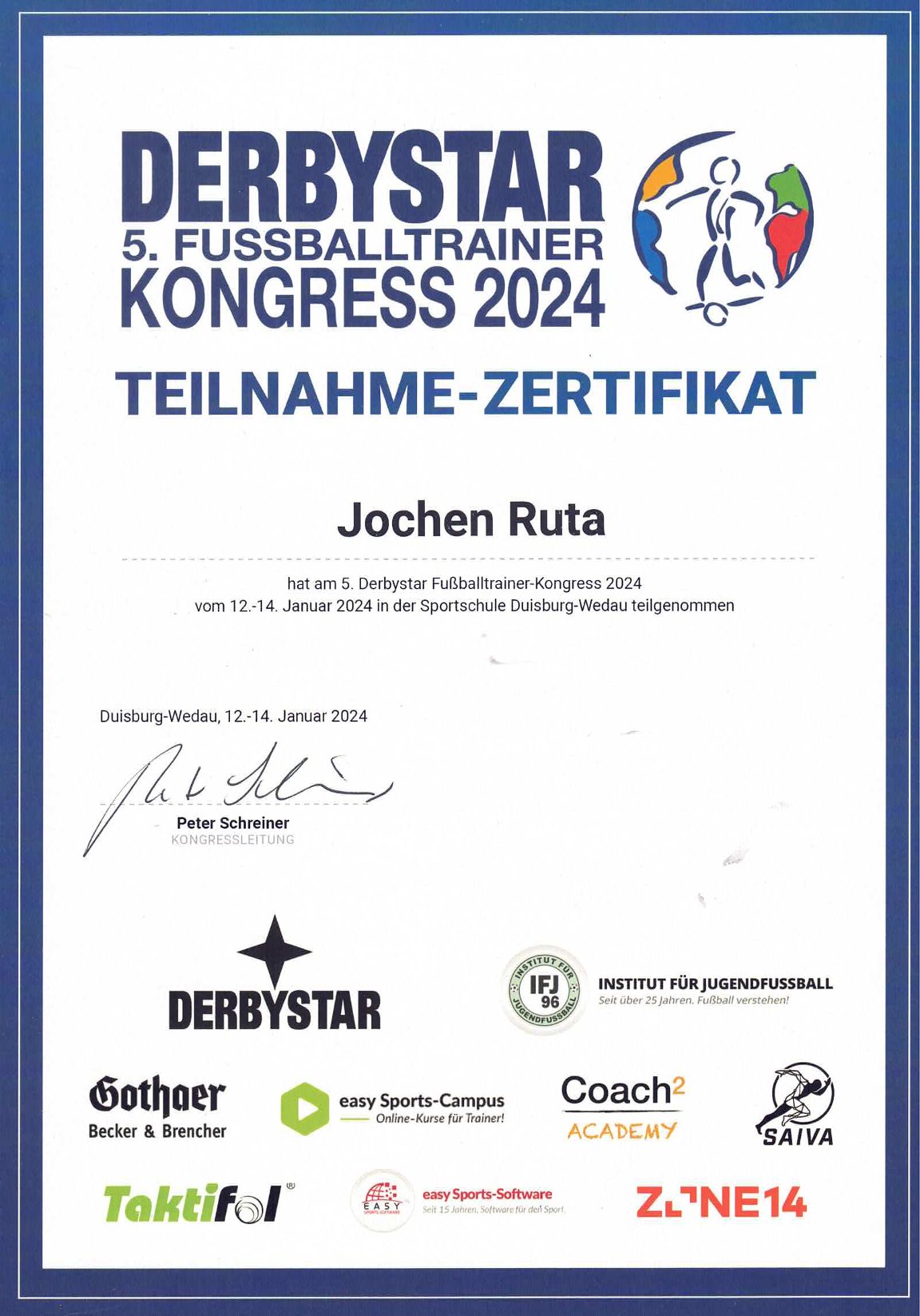 Sportschule Duisburg - 5. Derbystar Trainerkongress 2024