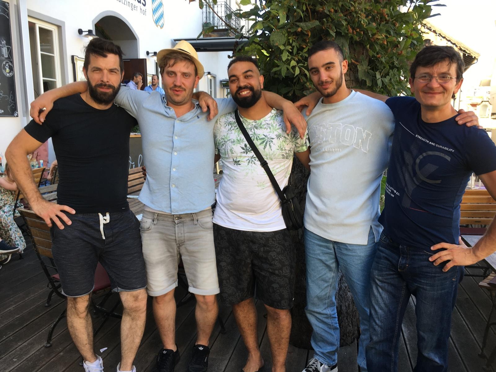 Ralf, Andi, Kassem, Baran & Dmtri