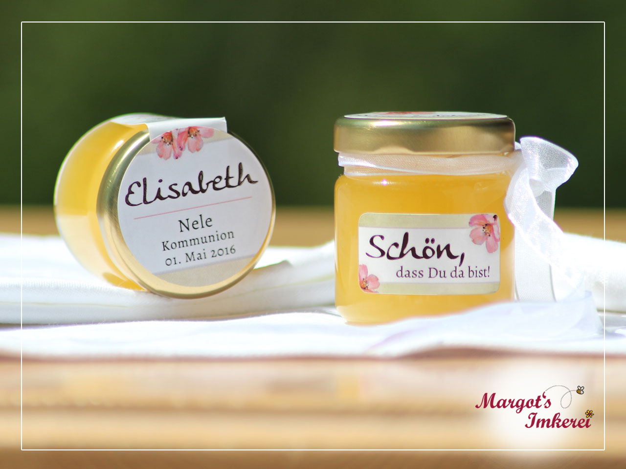 honig s%C3%BC%C3%9Fe gastgeschenke zur hochzeit komunion konfirmation taufe geburtstag