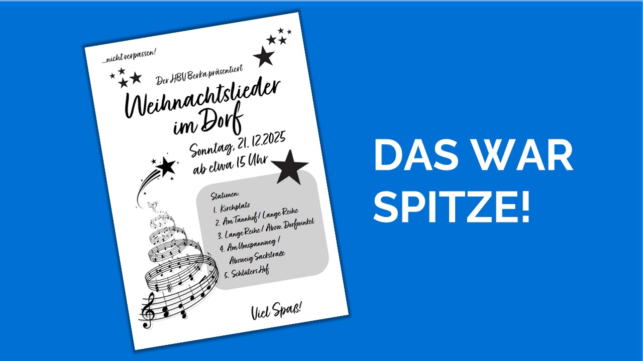 Dorfrundgang am 4. Advent: Ein voller Erfolg