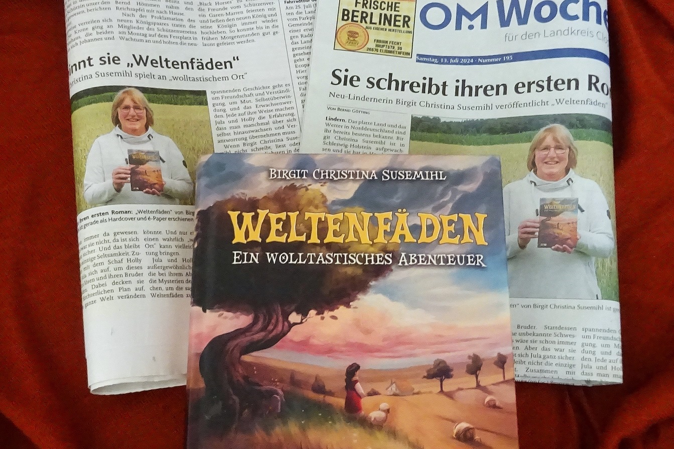 Von Null auf Titelseite: Pressearbeit für „Weltenfäden“ - mein eigenes Fallbeispiel