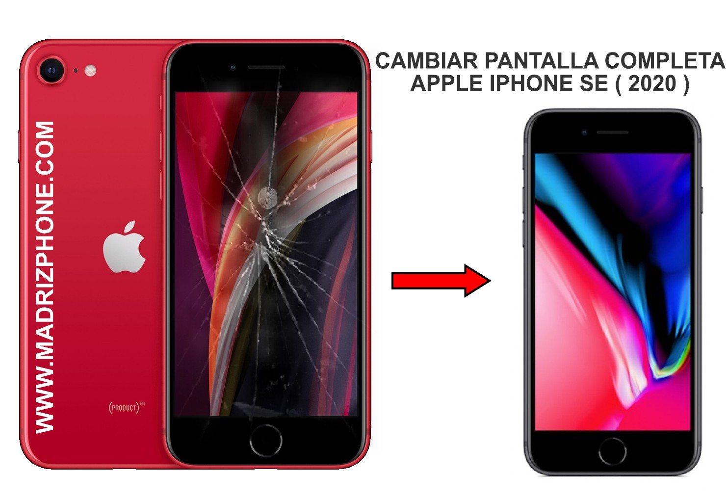 Cambiar Pantalla iPhone SE 2022 - Reparar Ordenadores