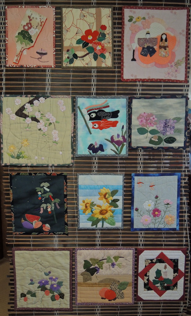 12ヶ月のパッチワーク完成 - 古民家民宿千屋アウトドアハウス