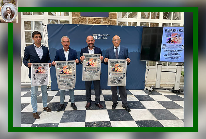 La A.A.E.T. “Pedro Romero” presenta en la Excma. Diputación de Cádiz la novillada de Villaluenga del Rosario para los “seis mejores andaluces”
