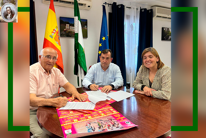 La A.A.E.T. ‘Pedro Romero’ firma el convenio de colaboración con el Ayuntamiento de El Bosque