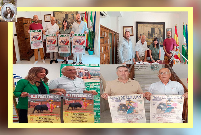 Presentados los carteles de Linares, Jódar y Navas de San Juan, correspondientes al XXXI Ciclo de Novilladas S/P retransmitido por Canal Sur Tv