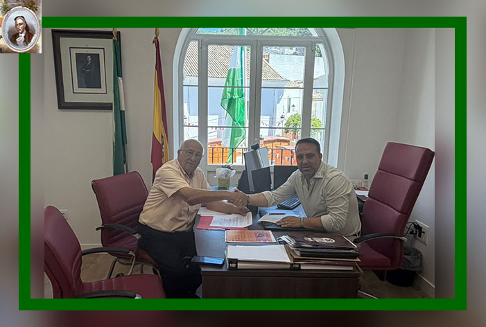 Sellado el acuerdo entre la AAET “Pedro Romero” y el Ayuntamiento de Ubrique para celebrar en la localidad el XXVII Encuentro Andaluz de Escuelas Taurinas