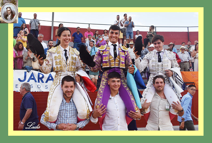 Mirian Cabas, Salvi García e Iván Rejas, salen a hombros en Dos Torres tras finalizar la “Segunda Semifinal”