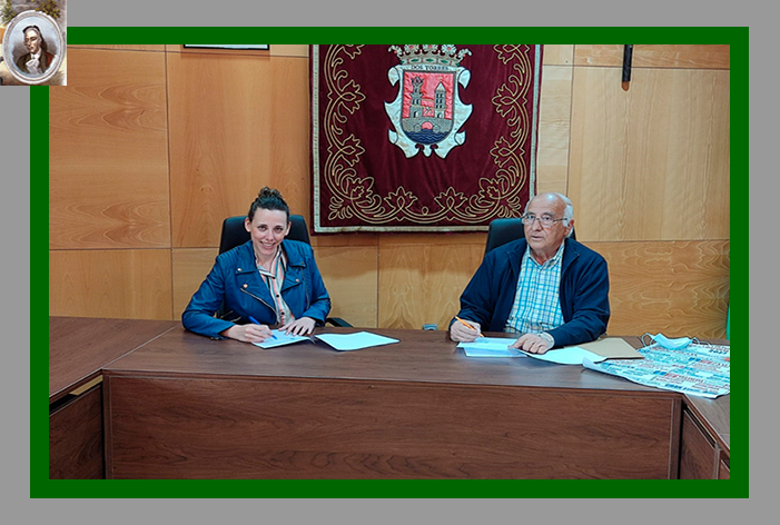 Firma del convenio con el Excmo. Ayto. de Dos Torres para acoger el Proyecto de Fomento de la Cultura Taurina Andaluza 2022