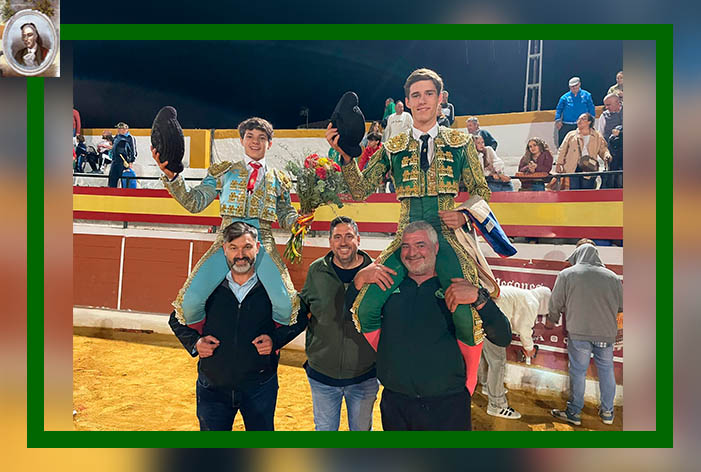 Ángel Pérez y Manuel Domínguez, "Puerta Grande" en el primer festejo del 'Encuentro Andaluz' en Castellar